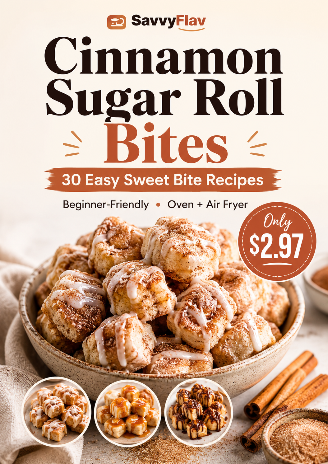Cinnamon Sugar Roll Bites ebook cover